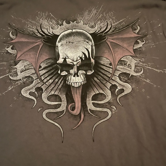 Kiss Grey T-Shirt By Designbyhumans Size XXL - Picture 5 of 8